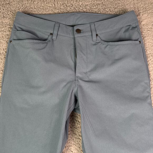Lululemon Pants Mens 31x31 Blue ABC Slim Fit Warpstreme Stretch 5-Pocket M5AD9S - Picture 1 of 9